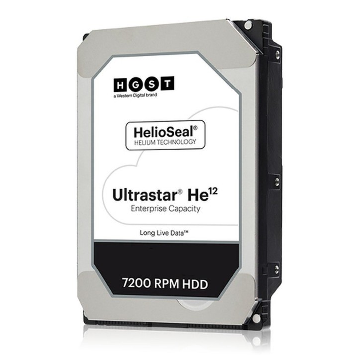 Western Digital Ultrastar He12 Enterprise HDD 3.5  12TB SATA III  7200RPM