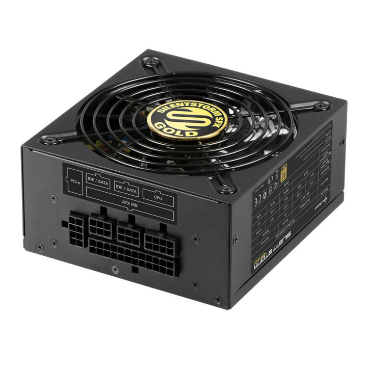 Sharkoon SilentStorm SFX  500 Watt Gold ATX PSU  Modulair  Power Supply  Voeding