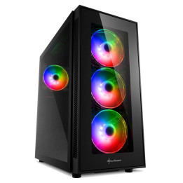 Sharkoon TG5 Pro RGB  Midi Tower Case  Zwart