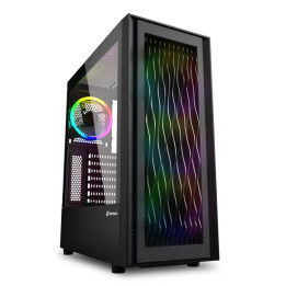 Sharkoon RGB Wave  Tower Case  Zwart
