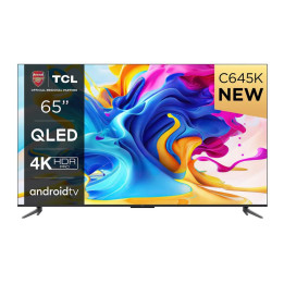 TCL 65C645  65 Ultra HD 4K  QLED Smart TV  Wifi  Google TV  HDR10  60Hz