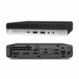 HP ProDesk Mini 600 G4  Intel Core i5-8500T  8GB RAM  256GB SSD  Windows 11 Professional  Refurbished Silver