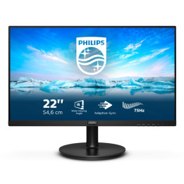Philips V-Line 222V8LA/00 21.5  1920x1080 VA  75Hz  Ingebouwde Luidsprekers  VESA-Compatibel  Monitor