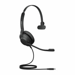 Jabra Evolve2 30 MS  Mono Bedrade On-Ear Headset USB-C  Zwart