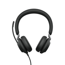 Jabra Evolve2 40SE  Bedrade On-ear headset  USB-A  Zwart