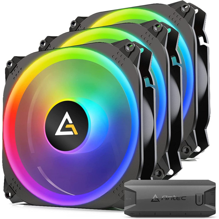 Antec Prizm X ARGB 3 Pack  120mm Case Fans met Fan Controller