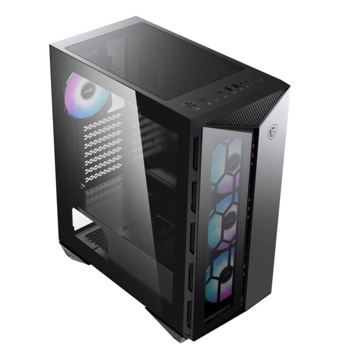 MSI MPG Gungnir 110R RGB  Midi Tower Case  Zwart